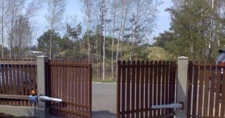 Купить распашные ворота из штакетника Киселёвск, цена от 2731 руб.